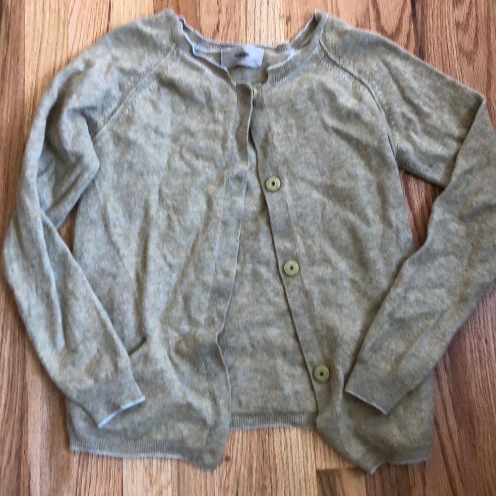 Humanoid sweater cardigan with snaps, pockets